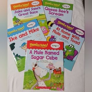 Phonics Tales, set of 5 childrens learning books